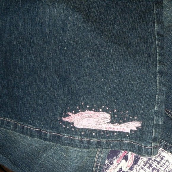 Platinum Plush Girls Designer Blue Jeans - Picture 6 of 13